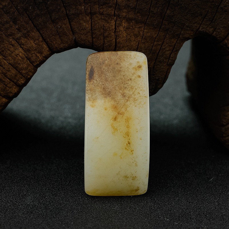 籽料和田玉普贤菩萨吊坠 - 红掌柜