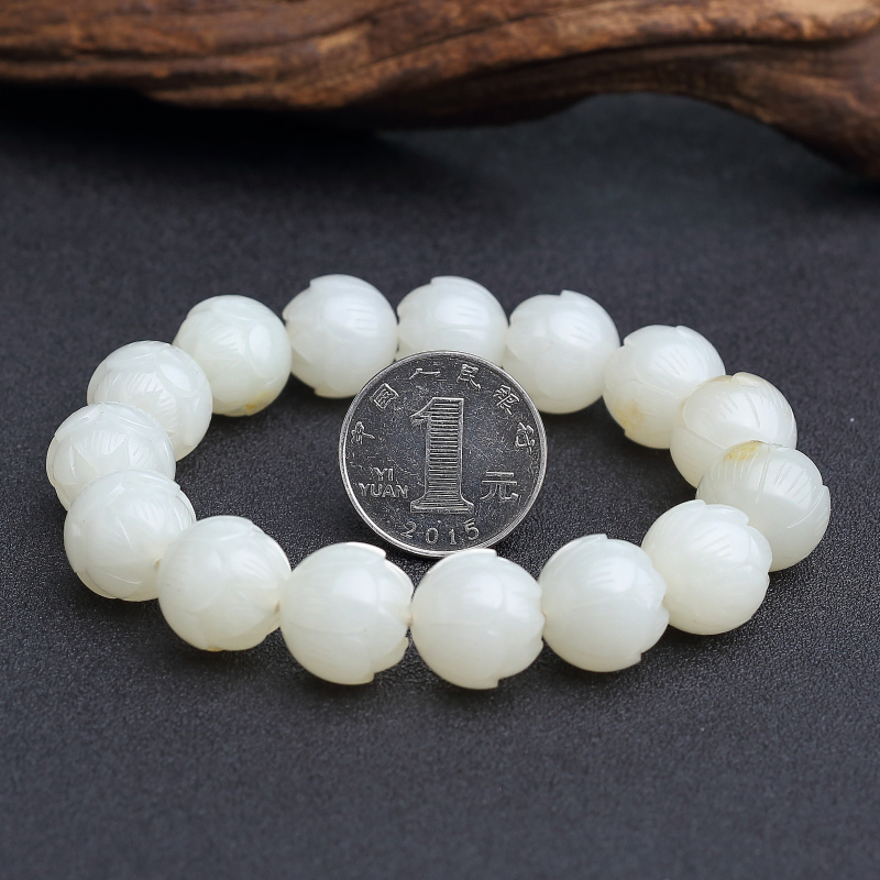 新疆籽料和田玉手串-红掌柜