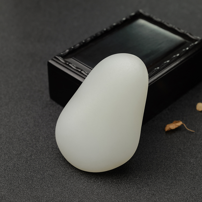 籽料和田白玉原石-红掌柜