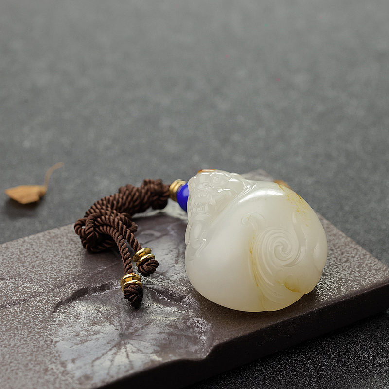 新疆籽料和田玉吊坠-红掌柜