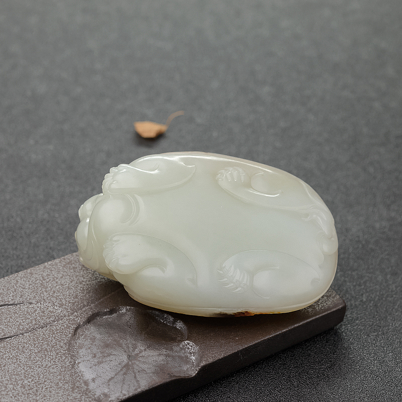 新疆籽料和田玉吊坠-红掌柜