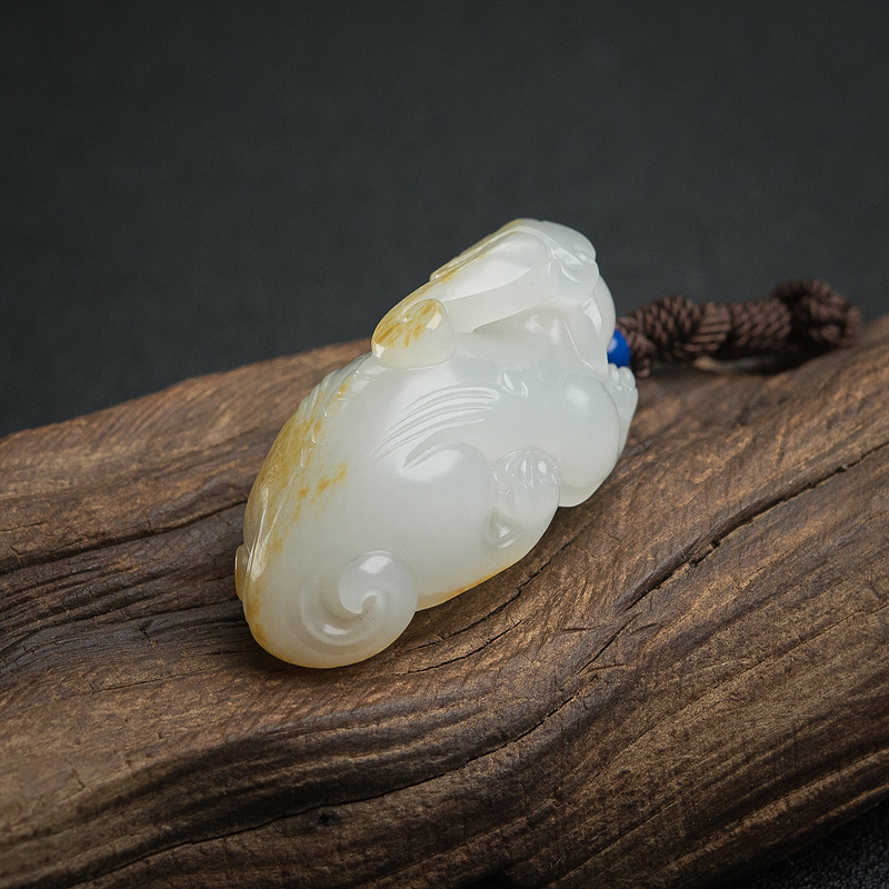 新疆和田玉貔貅吊坠-红掌柜