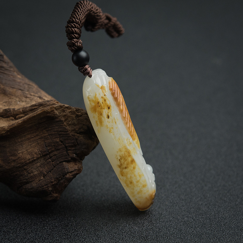 新疆和田玉猴子吊坠-红掌柜