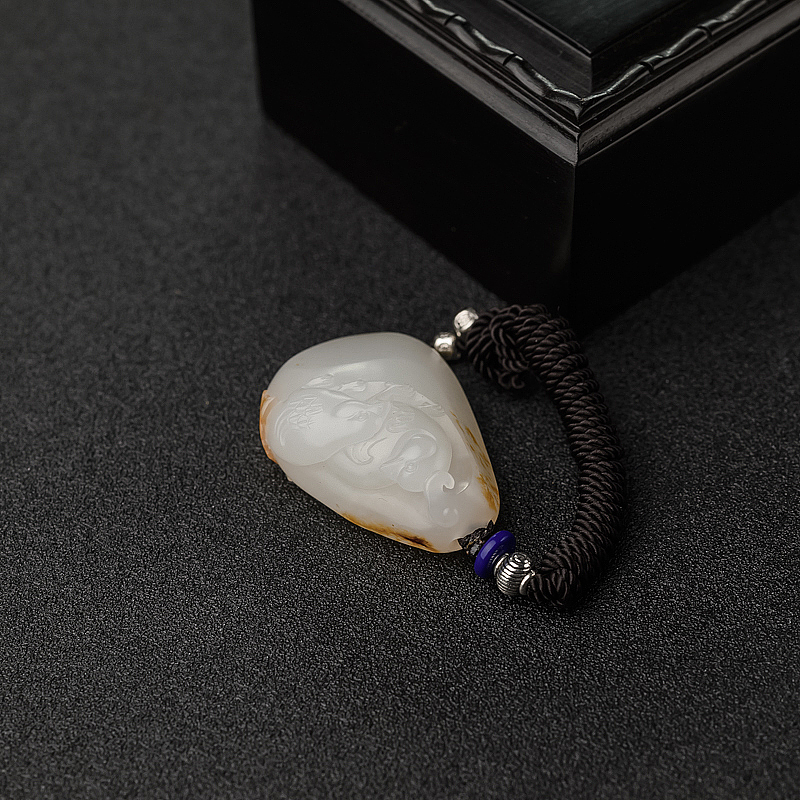 新疆和田玉鹌鹑吊坠-红掌柜