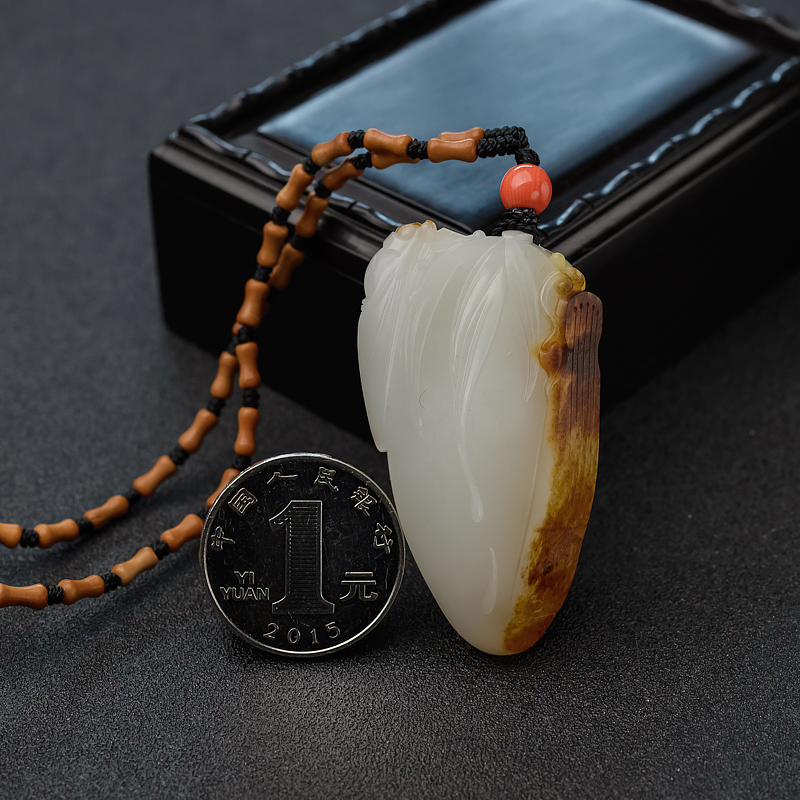 新疆和田玉知音吊坠-红掌柜