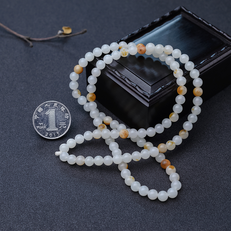 和田玉珠链-红掌柜