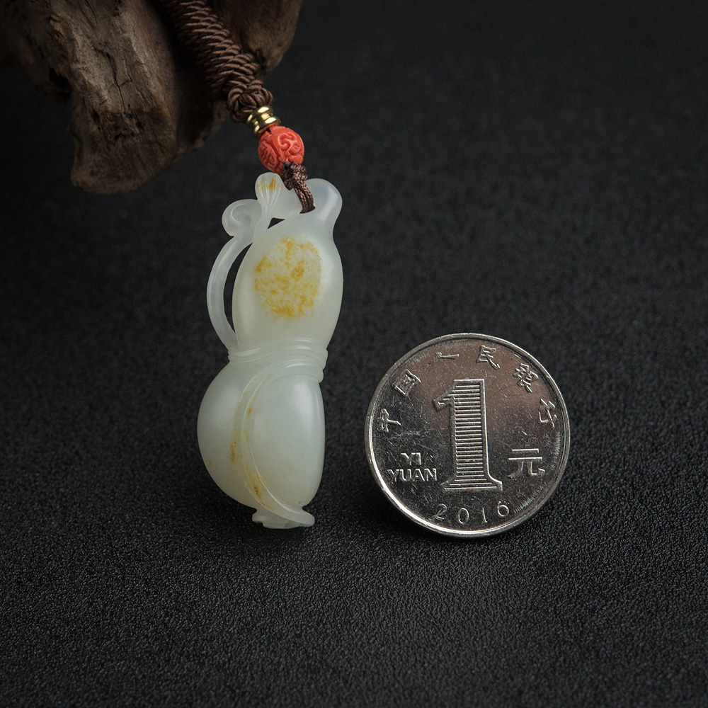 和田玉葫芦吊坠-红掌柜