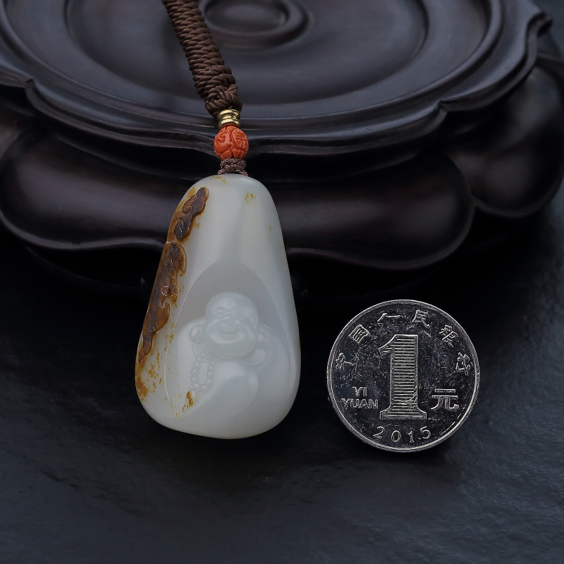 和田玉福在眼前吊坠-红掌柜