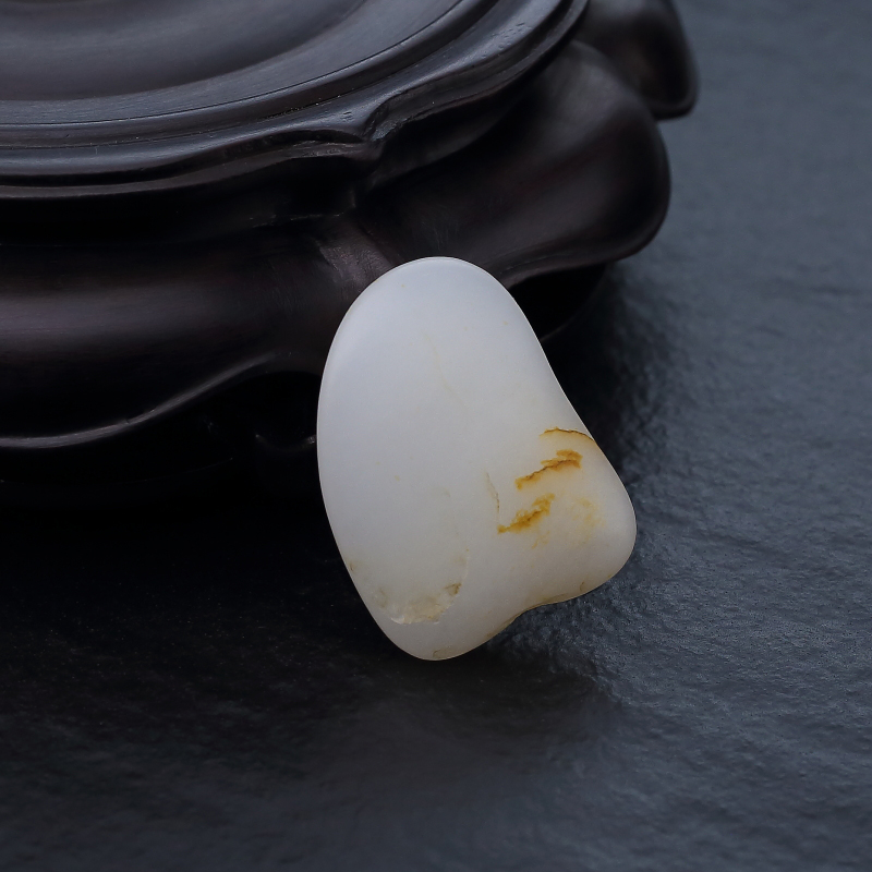 天然俏色和田玉原石-红掌柜