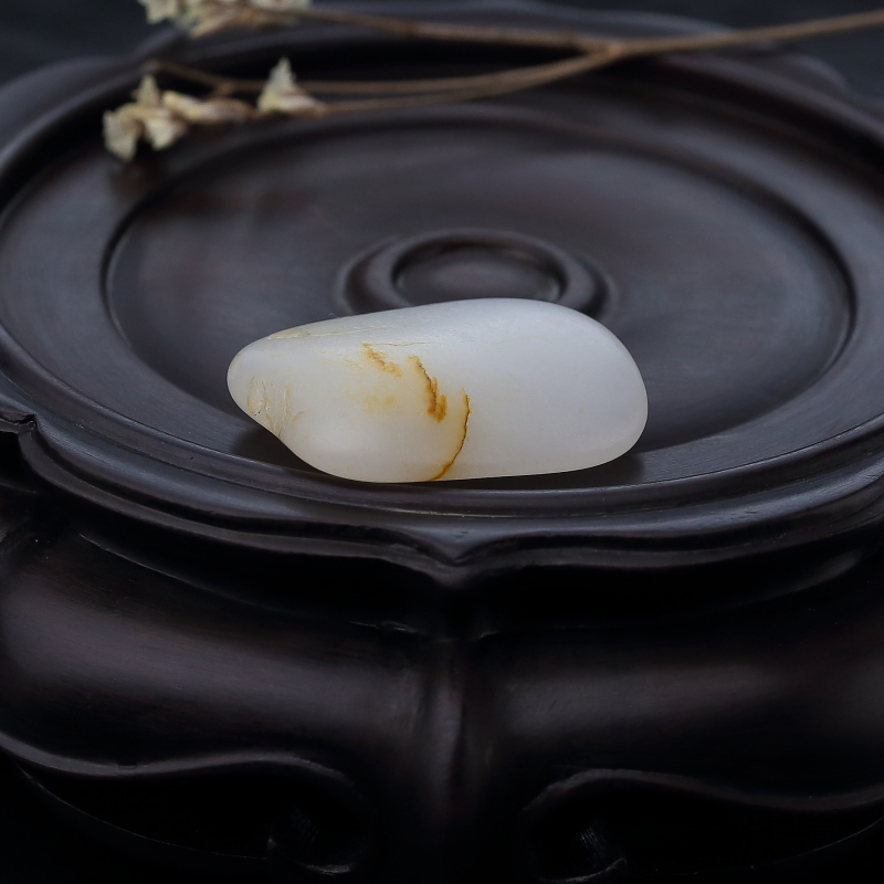 天然和田玉原石-红掌柜