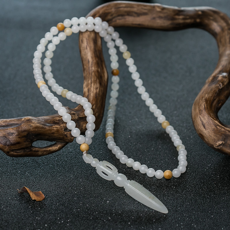 和田玉珠链-红掌柜