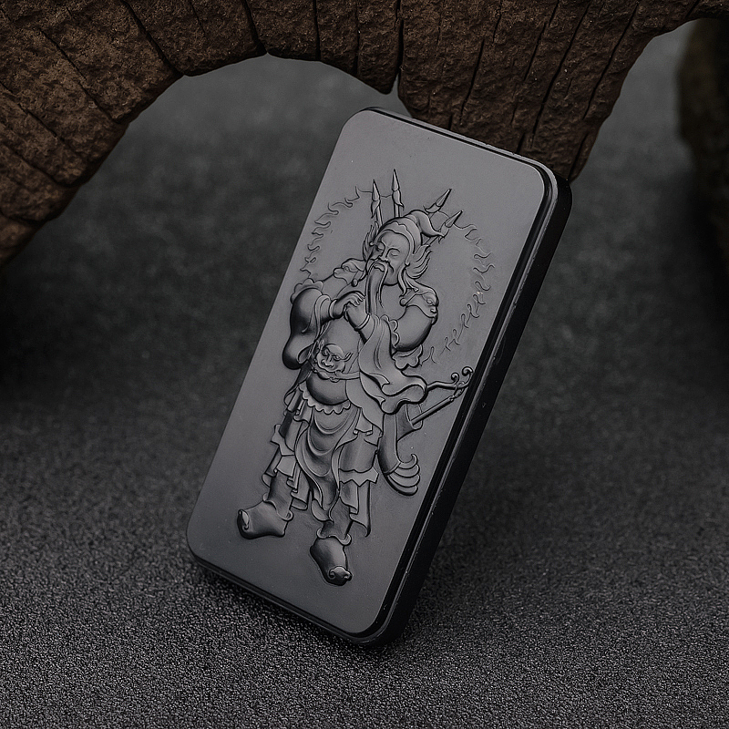 和田墨玉山料吊坠-红掌柜