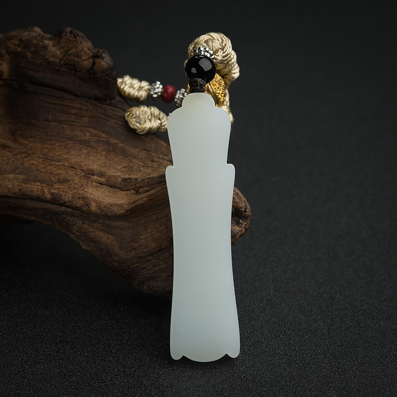 白玉佛头吊坠-红掌柜