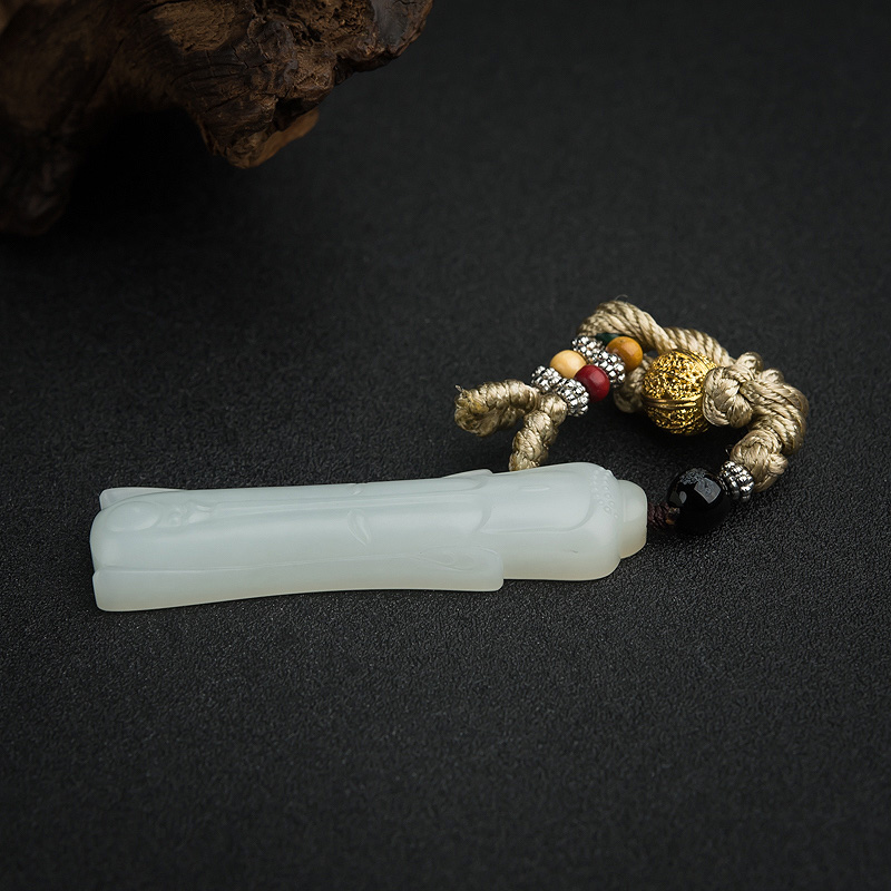 俄料山料白玉佛头-红掌柜