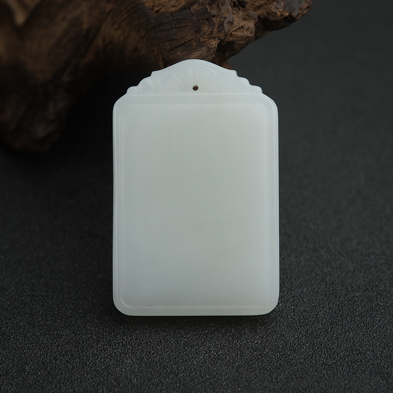 白玉文殊菩萨吊坠-红掌柜