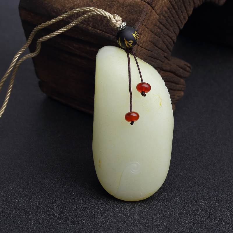 山料天然和田玉貔貅手把件-红掌柜