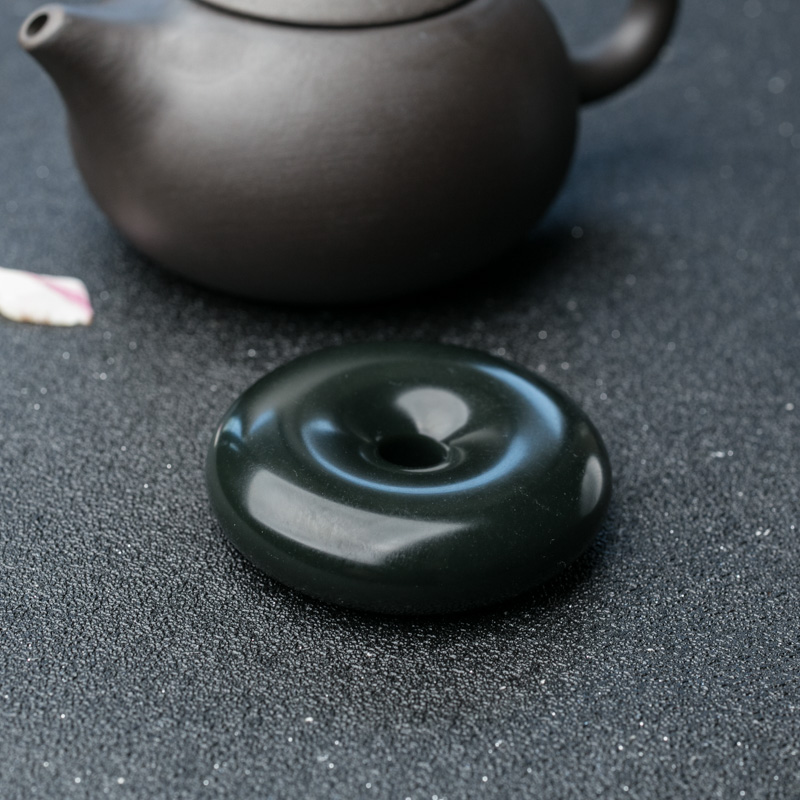 山料和田青玉平安扣-红掌柜