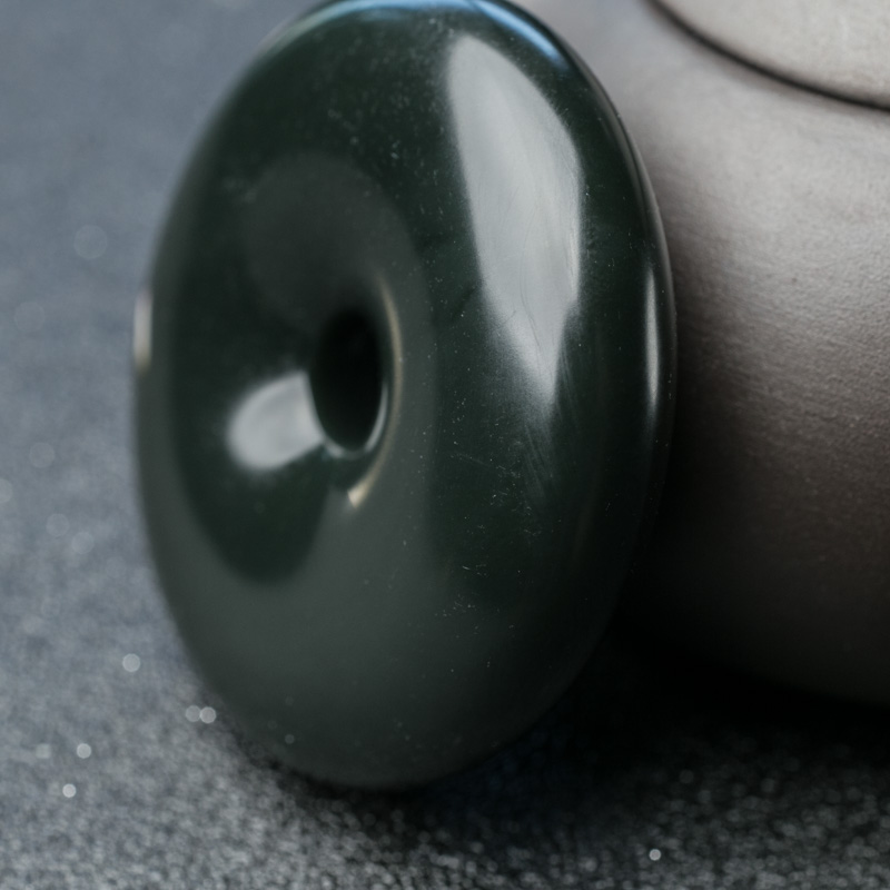 和田青玉平安扣-红掌柜