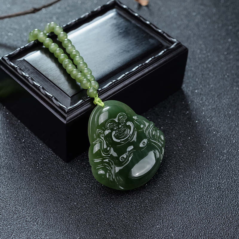 山料和田碧玉项链-红掌柜