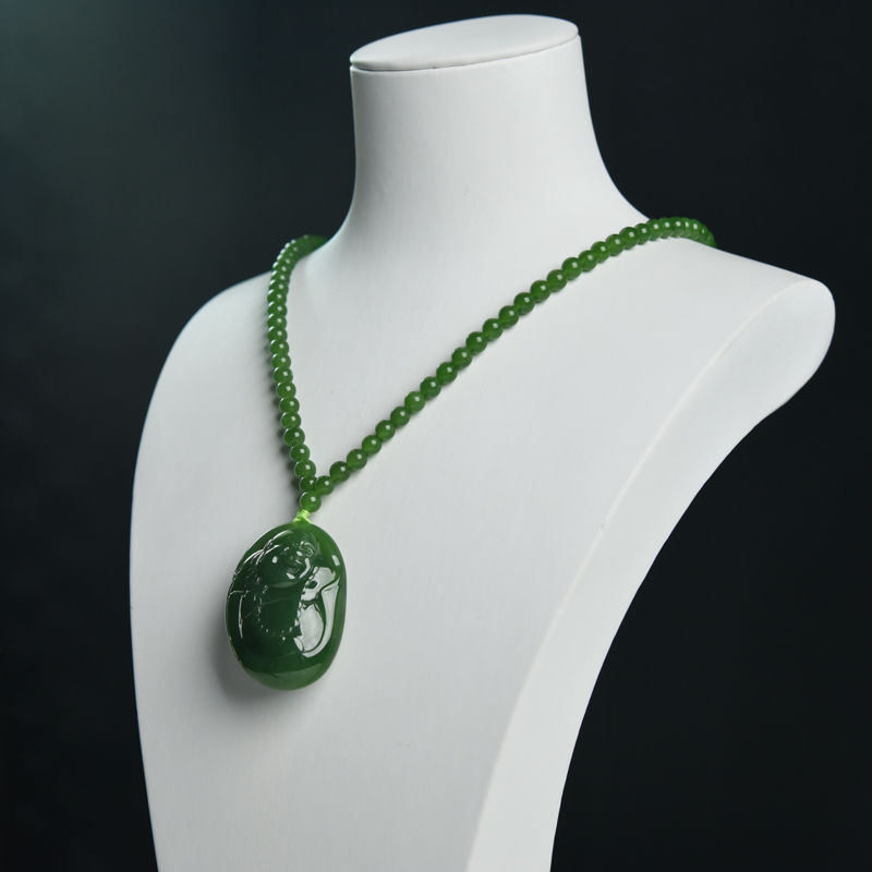 山料和田玉福在眼前项链-红掌柜