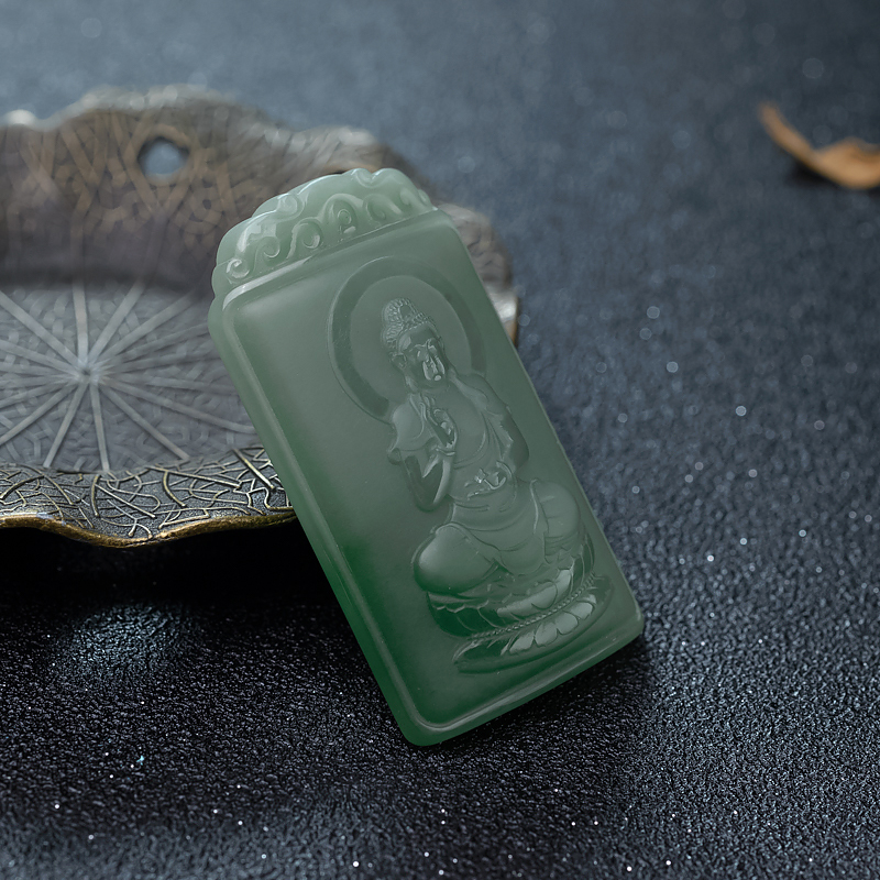 山料和田玉大日如来吊坠-红掌柜