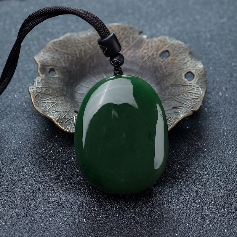 和田玉弥勒佛吊坠-红掌柜