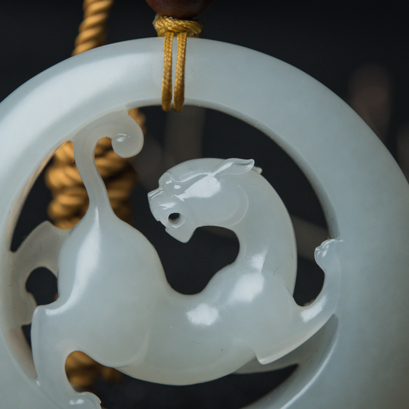 新疆和田玉貔貅吊坠-红掌柜