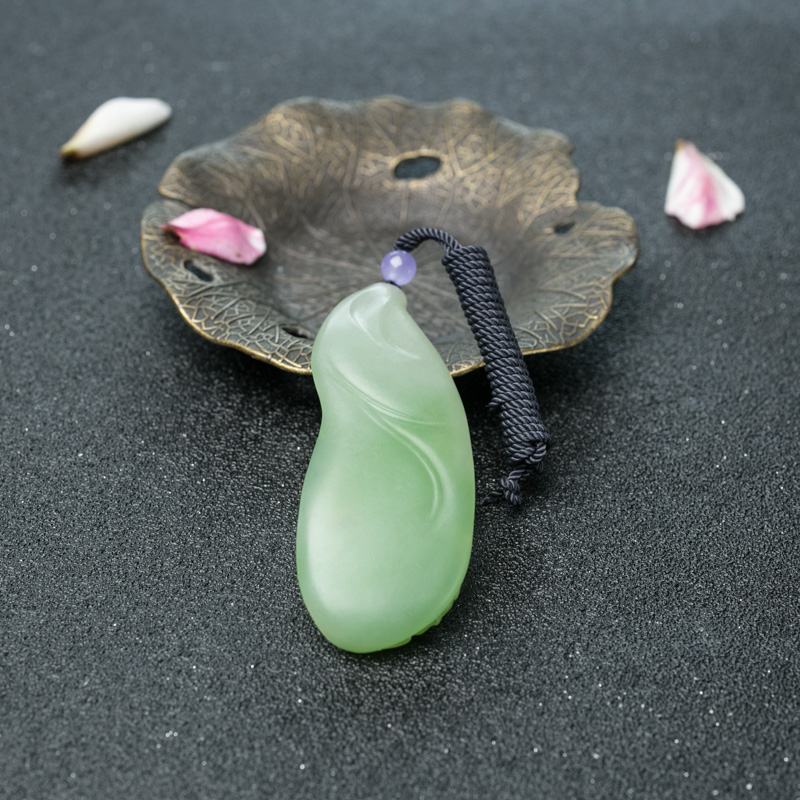 和田玉连生贵子吊坠-红掌柜