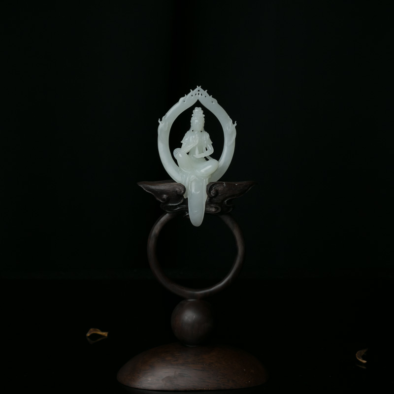 和田玉摆件-红掌柜