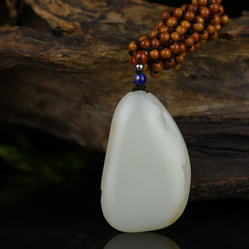 和田玉多子多福吊坠-红掌柜