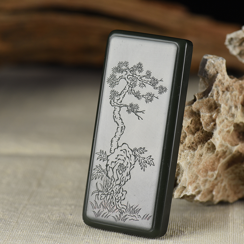 山料和田青玉吊坠-红掌柜