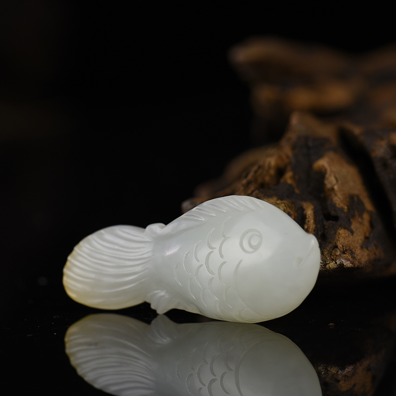 籽料和田白玉吊坠-红掌柜