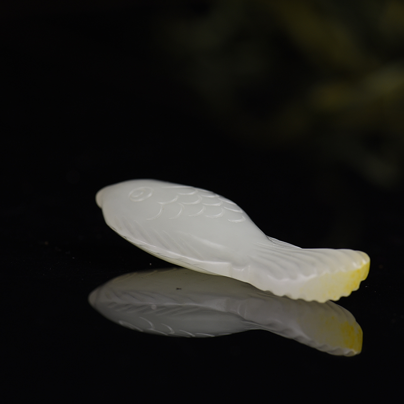 新疆和田白玉争上游吊坠-红掌柜