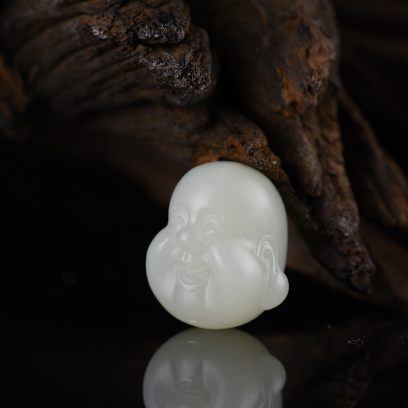 山料和田白玉弥勒多用款-红掌柜