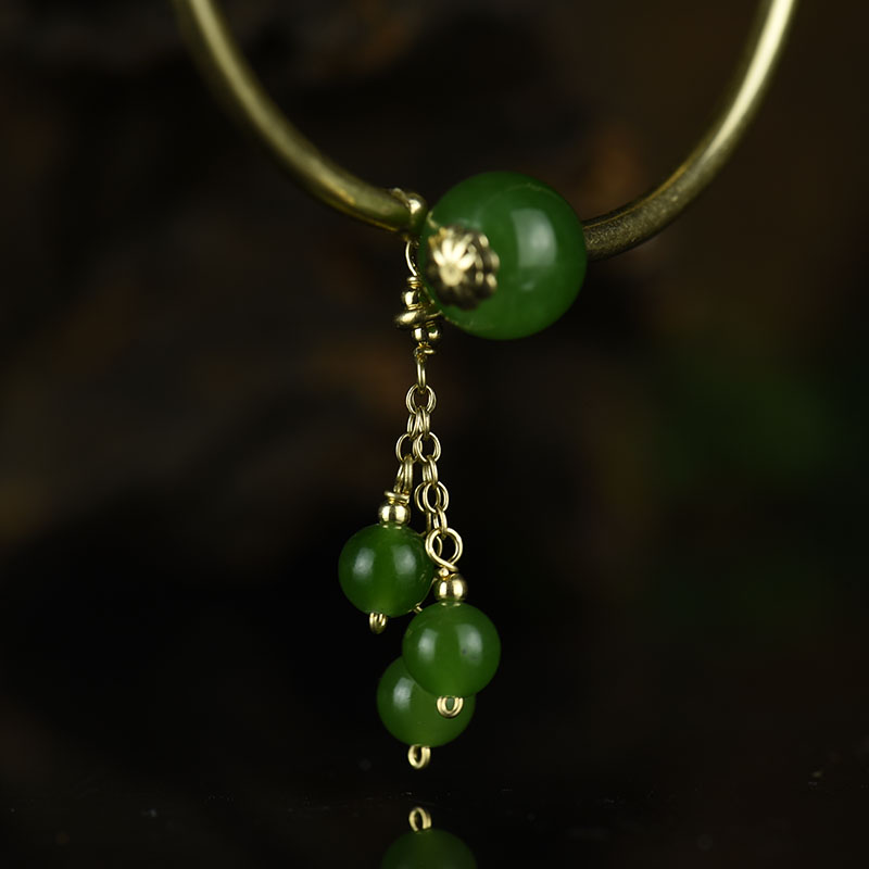 和田碧玉手镯-红掌柜