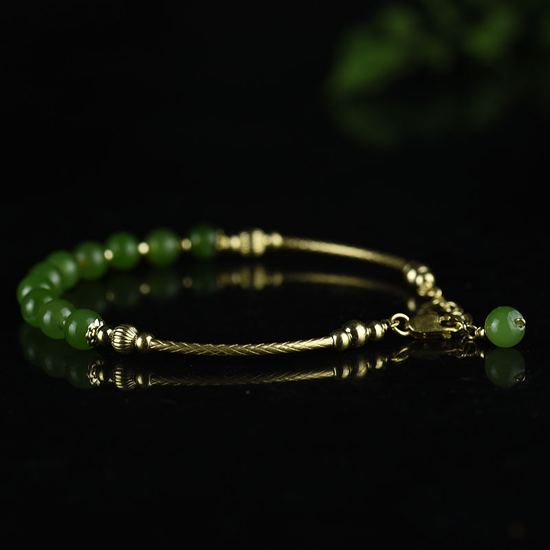 和田碧玉手镯-红掌柜