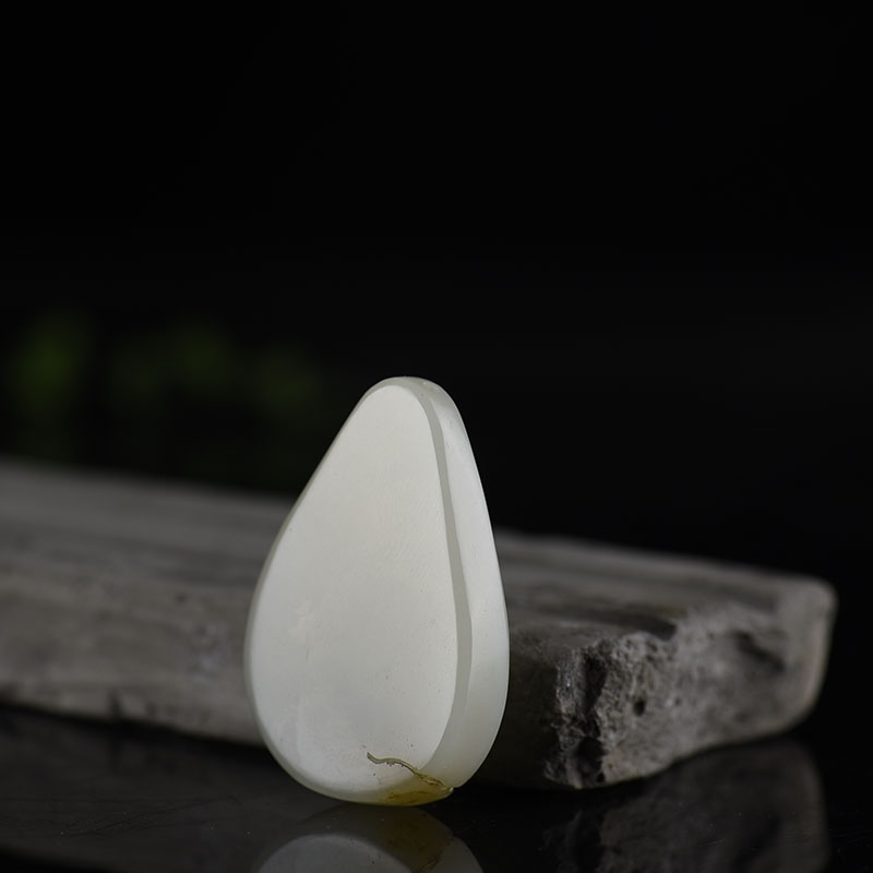 新疆籽料和田白玉吊坠-红掌柜