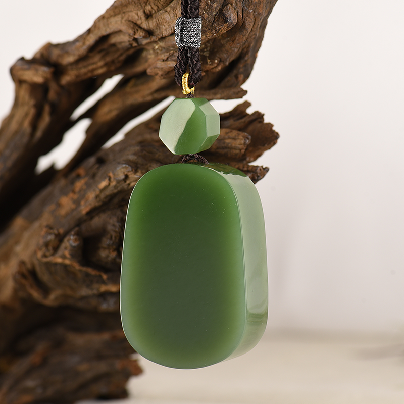 山料和田碧玉吊坠-红掌柜