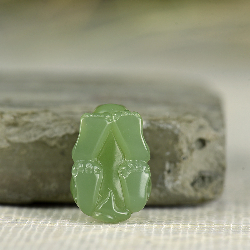 山料和田碧玉貔貅-红掌柜