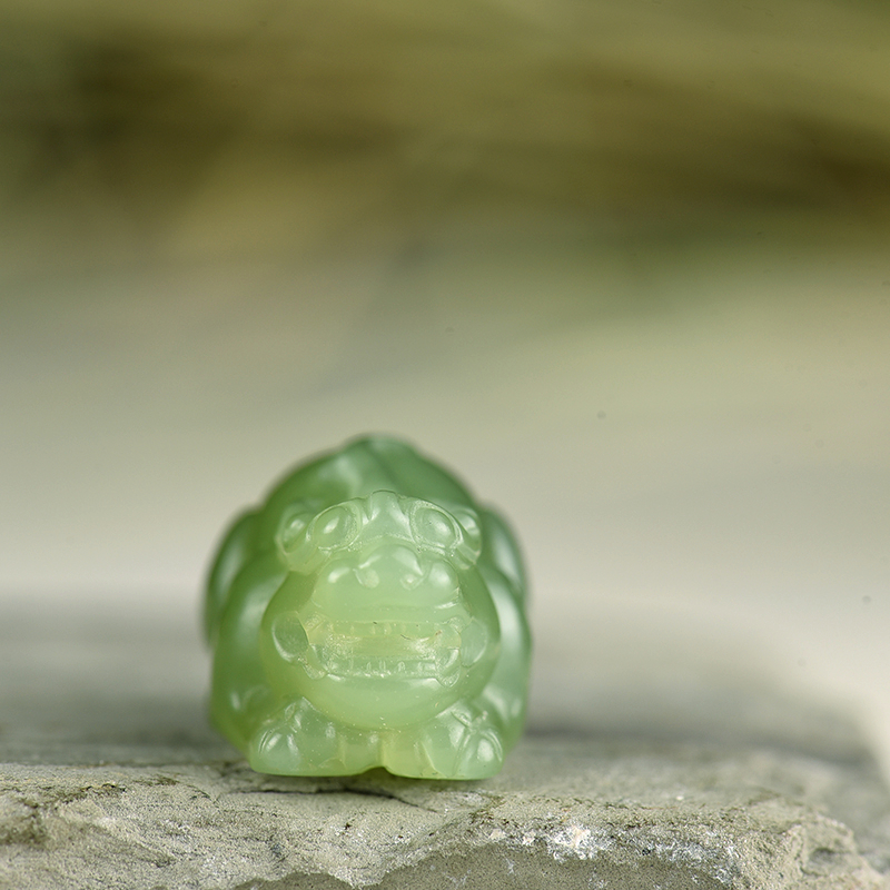 和田碧玉吊坠-红掌柜