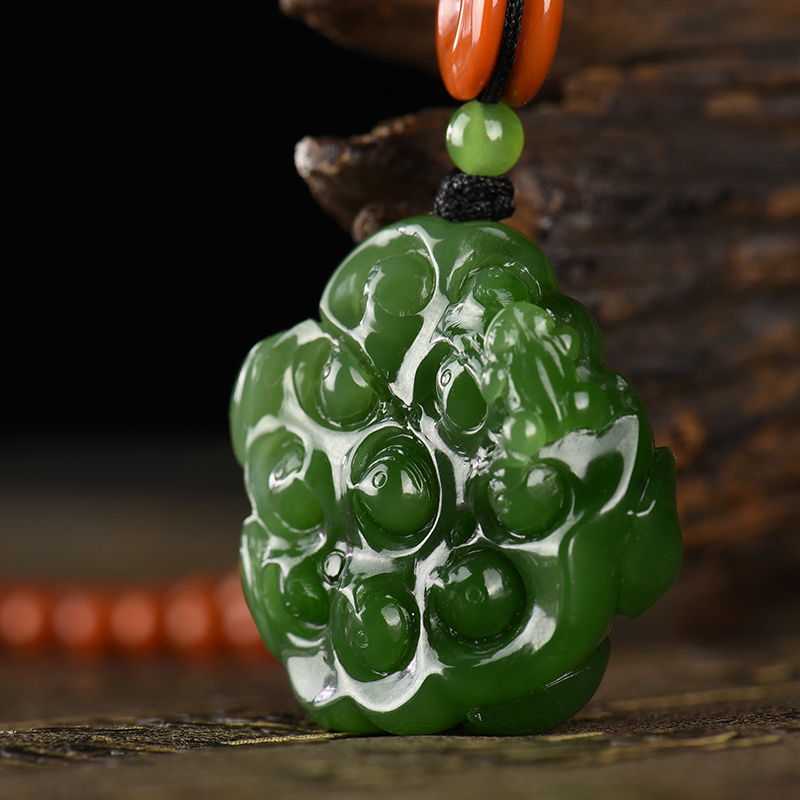 山料和田碧玉项链-红掌柜