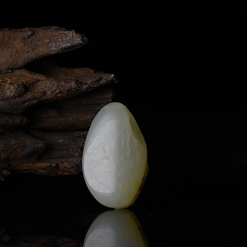 和田玉福在眼前吊坠-红掌柜