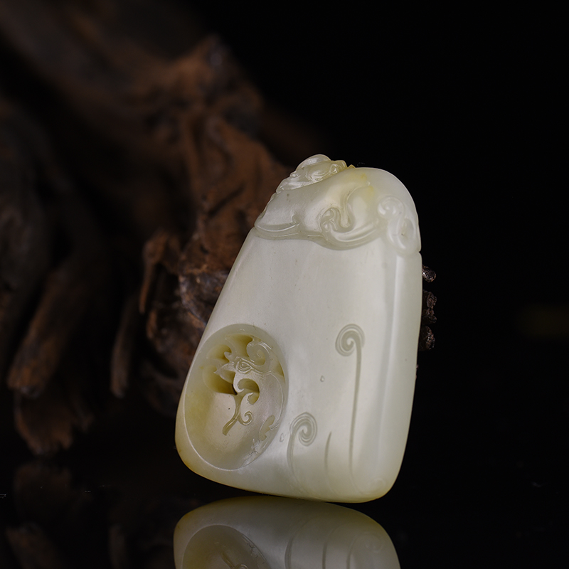 和田青白玉府上有龙凤-红掌柜