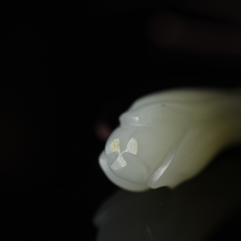 籽料和田白玉吊坠-红掌柜