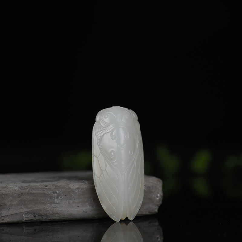 新疆和田白玉吊坠-红掌柜