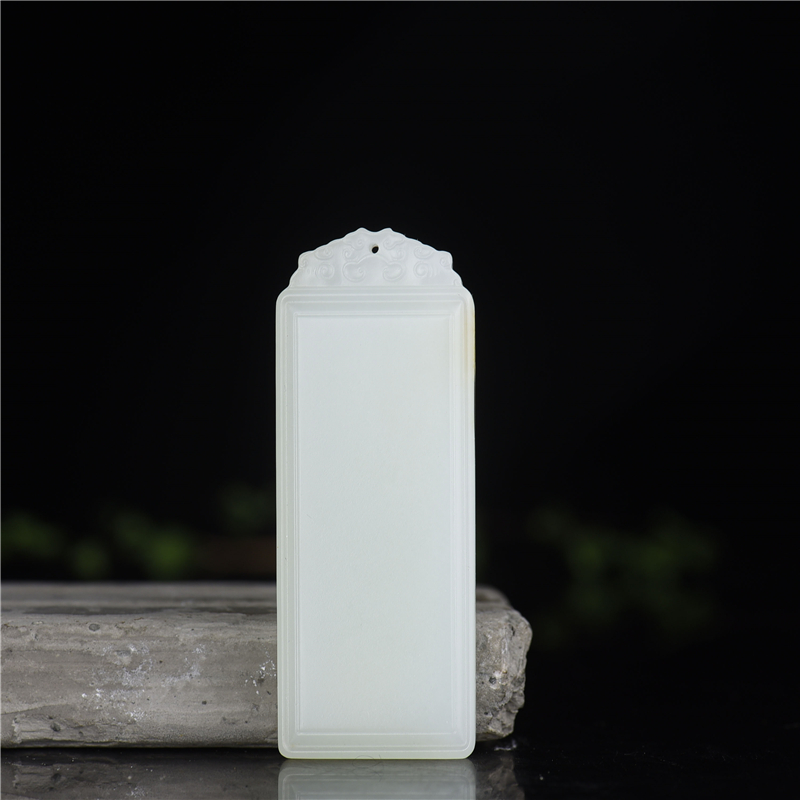 天然和田玉吊坠-红掌柜