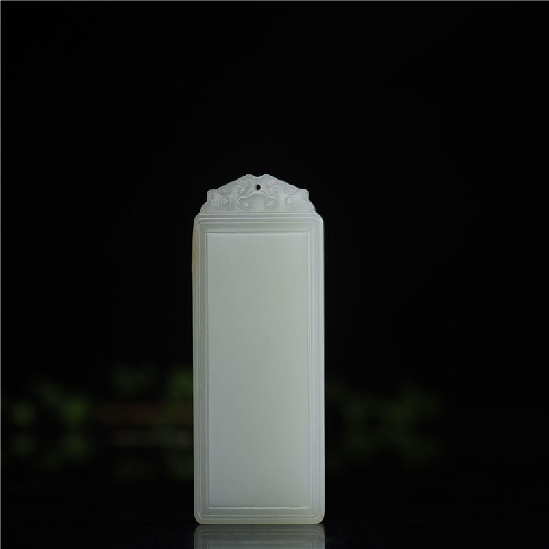 天然新疆籽料和田白玉吊坠-红掌柜