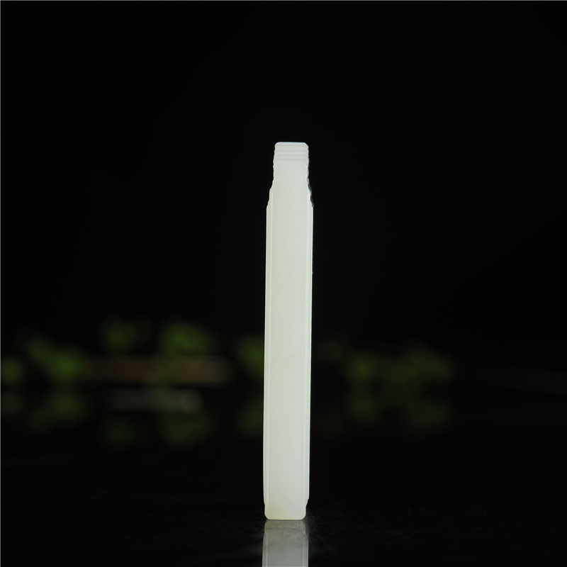 天然新疆籽料和田白玉无事牌吊坠-红掌柜