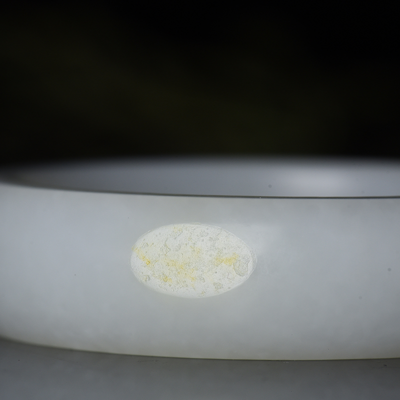 和田白玉扁镯-红掌柜