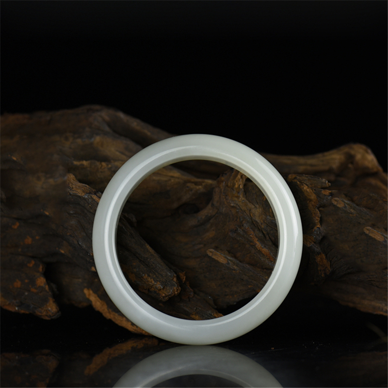 59.0mm山料和田白玉手镯-红掌柜